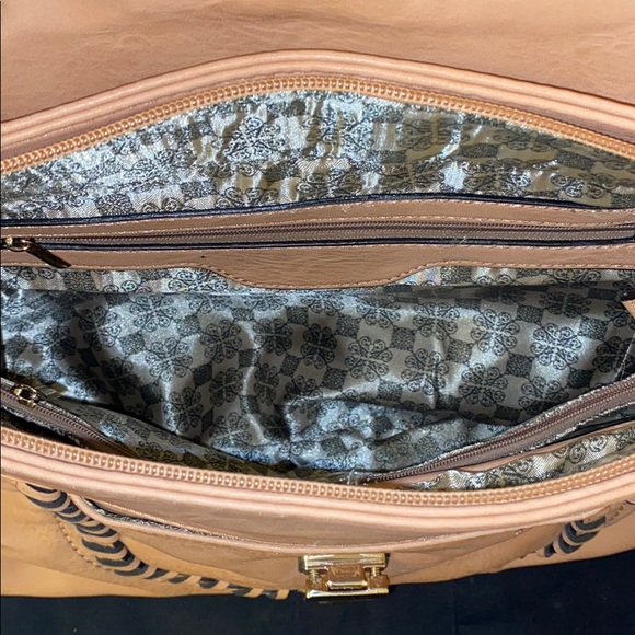 JustFab Beige satchel bag - Picture 6 of 7